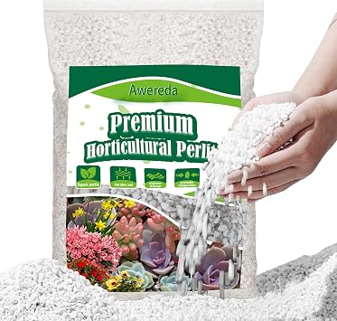 Perlite for Plants Organic, Plant nutrients 2QT Perlite Horticultural Soil Amendment for Indoor & Outdoor Promote Root Growth and Soil Health