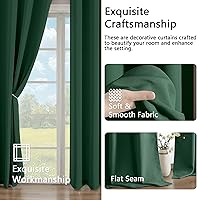 Vista 133 de Simplebrand Juego de 2 paneles de cenefa aguamarina para ventana de cocina de 14 pulgadas de largo, cortinas de oscurecimiento de habitación