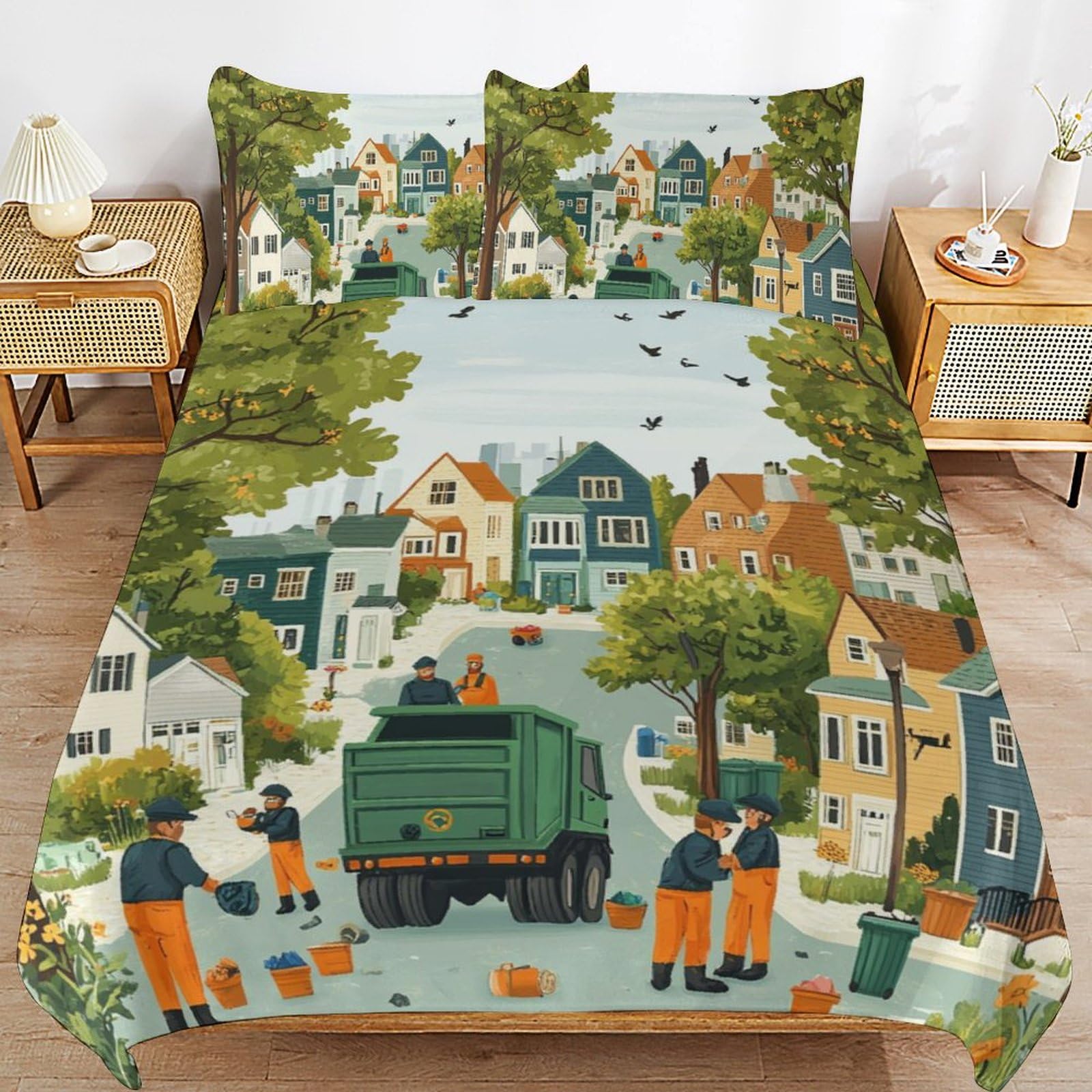 Ropa de cama con diseño de animales Müllleimerss para el descanso feliz de tus hijos