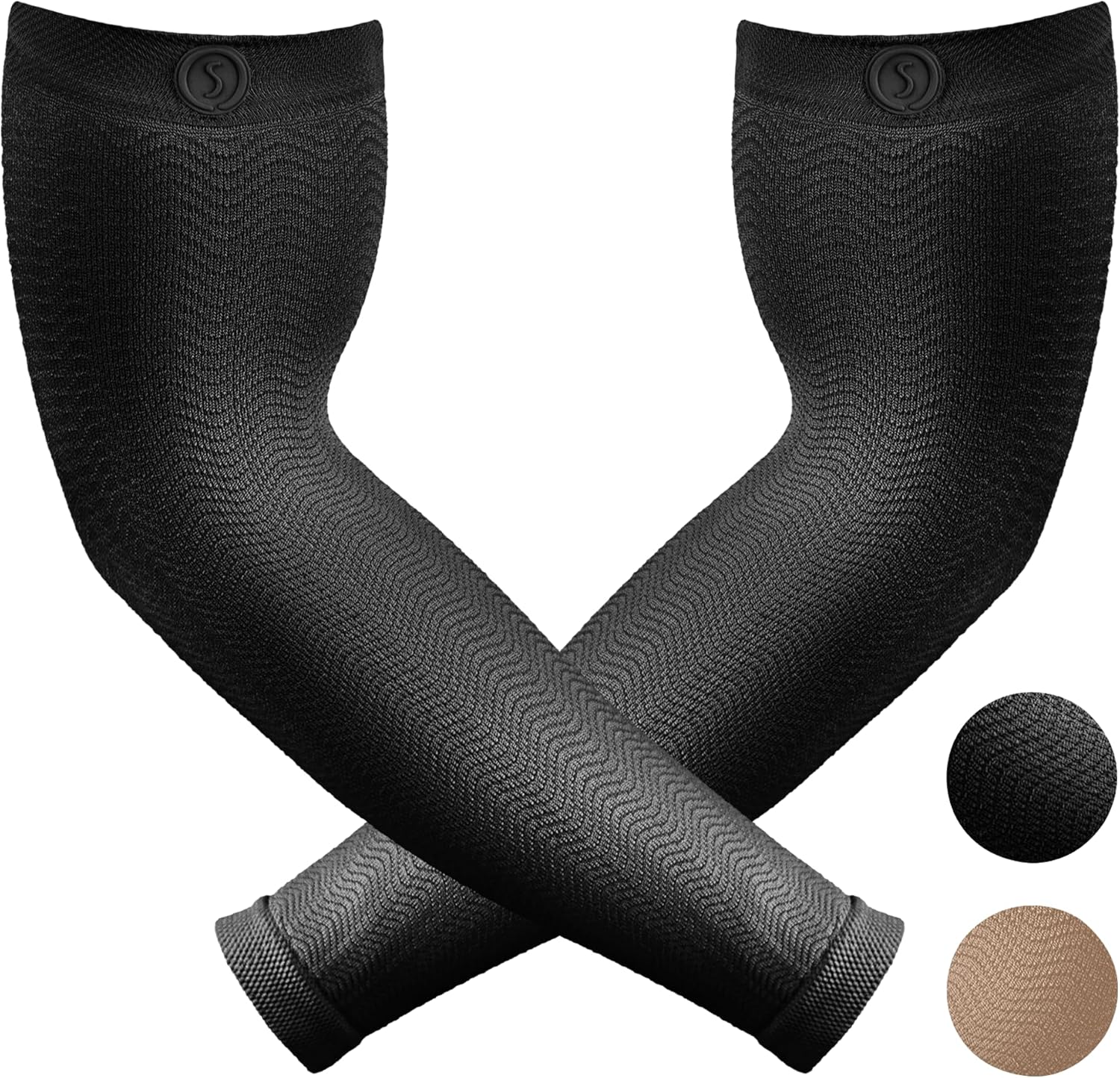 Symbiot™ S1 Arm Sleeves - Modern Arm Covers for Men & Women - Compression Sleeves, Medical, Fitness, Training, Formal/Fashion