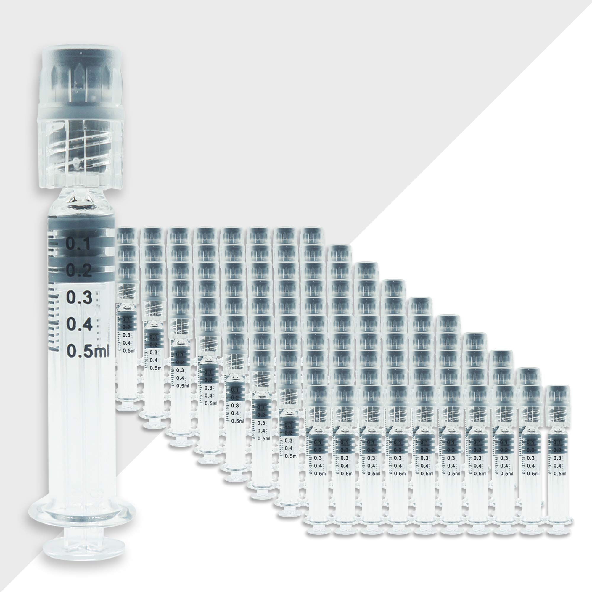 Amazon.com: Bitomic 0.5ML Borosilicate Glass Syringe with Plastic