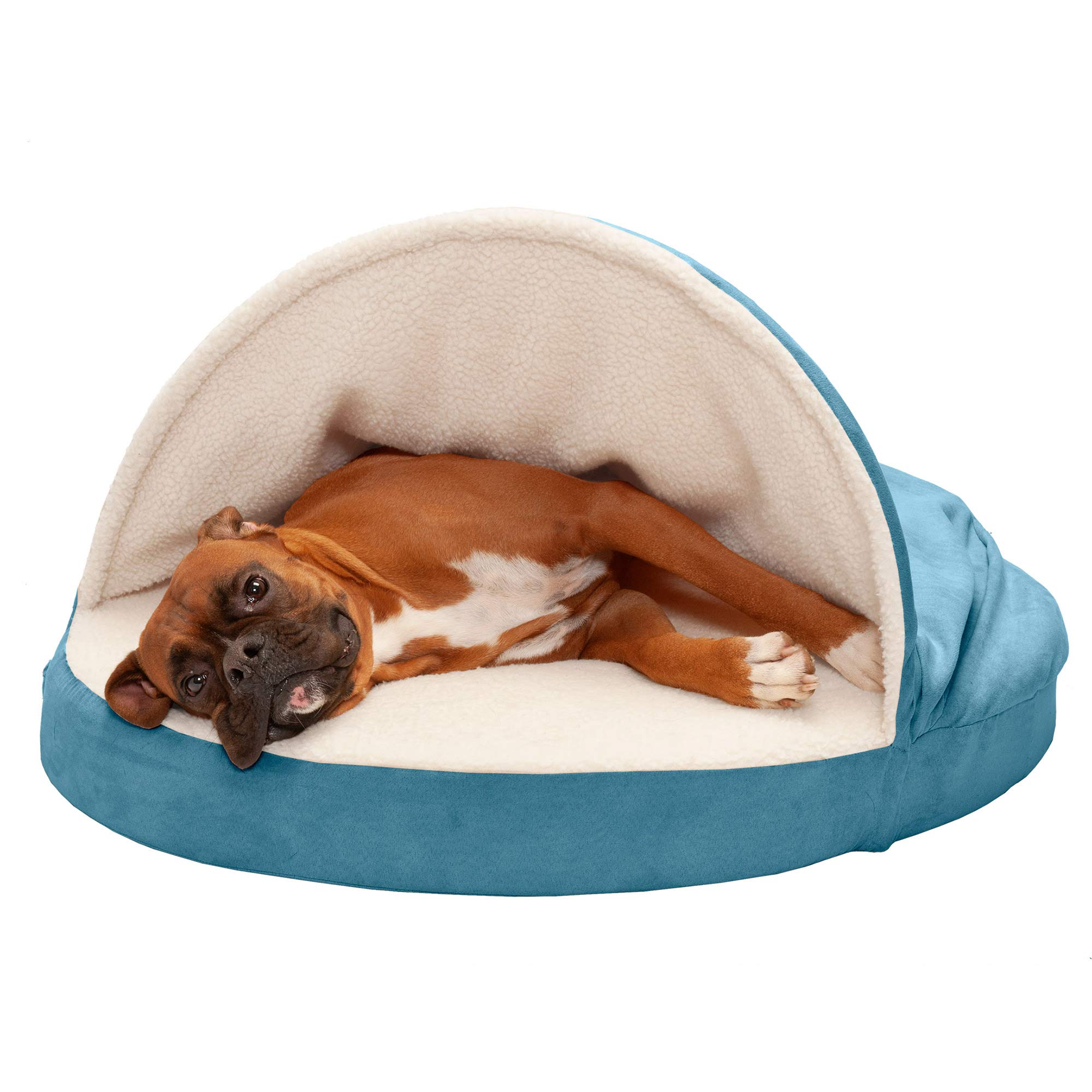 outdoor hooded dog bed