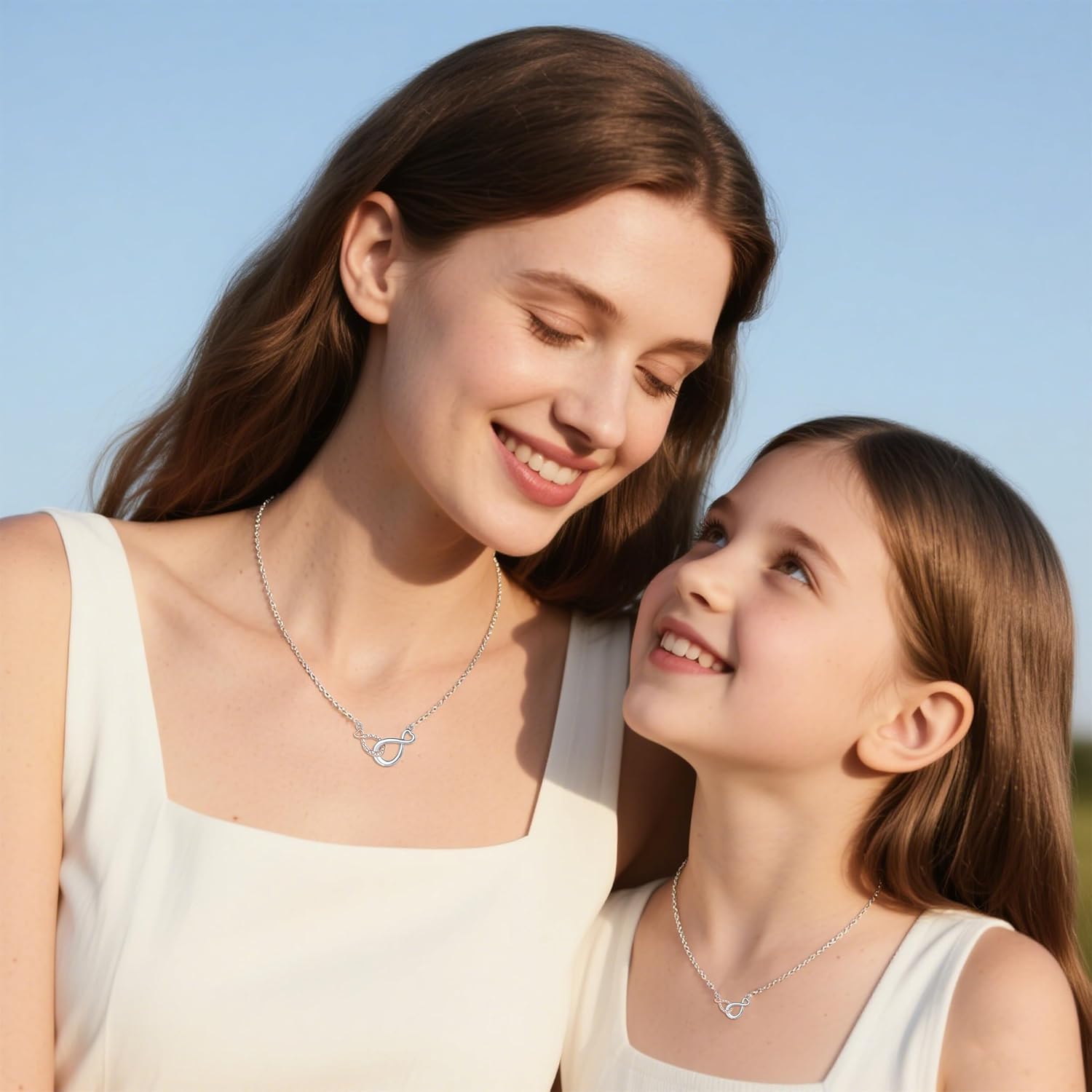 Mothers Day Gifts for Mom-925 Sterling Silver Heart Pendant Necklace for Women,Birthday Jewelry Gifts for Daughter Mother