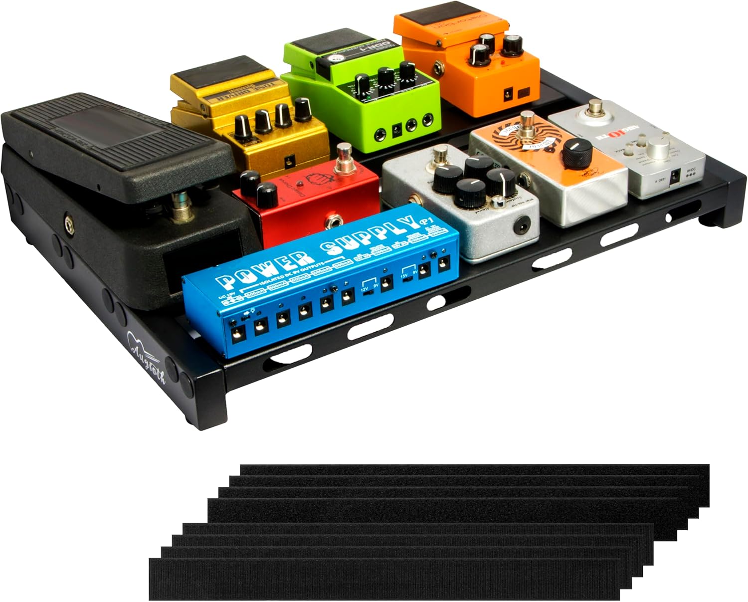 Amazon.com: Augioth guitar pedal board - Hidden cable routing design ...