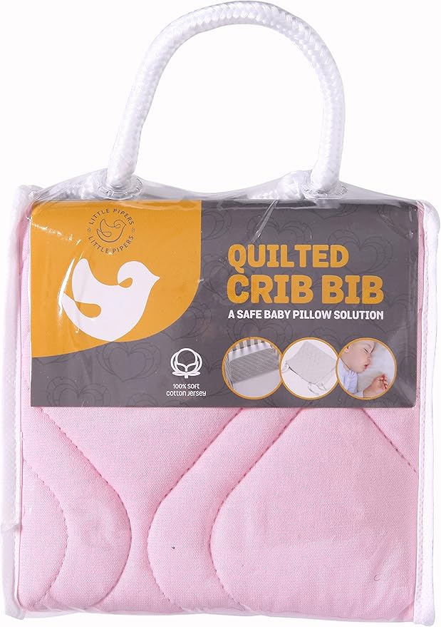 Abstract Quilted Portable Crib Bib Sheet Saver 24.5" X 13