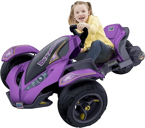 Power Wheels Boomerang, morado