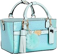 Vista 44 de CRS Cross Rink Side Tote. Ice Skating Accessory Bag-Figure Skating, Roller, Inline Skaters, Dance, Cheer.Organizes Guards Water Bottle Phone