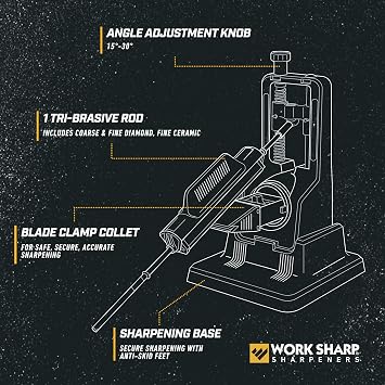 WorkSharp Precision Adjust Knife Sharpener