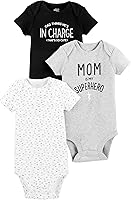 Vista 1 de Simple Joys by Carter's Unisex Babies' Short-Sleeve Bodysuit, Multipacks