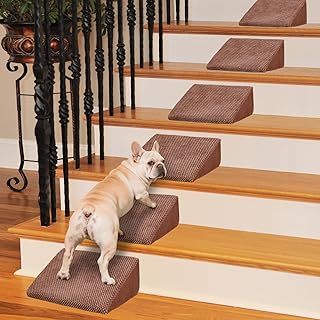 40D Density Foam Dog Ramp for Stairs Suits for Small Dogs Cats, Pet Steps