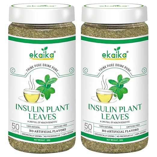 Ekaika Insulin Tea Combo Pack of 2 50g Each Herbal Tea For Diabetes Lowers Blood Sugar