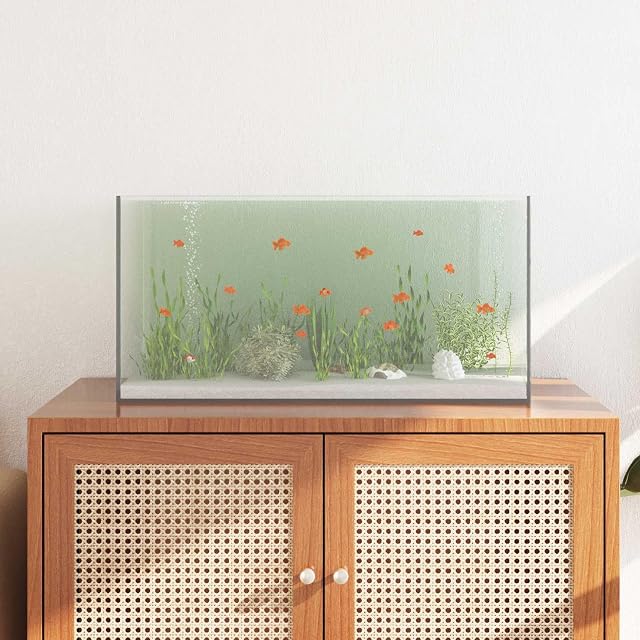 Foto 2 de 8 de vidaXL Acuario con Almacenamiento Transparente 60 x 30 x 30 cm Cristal