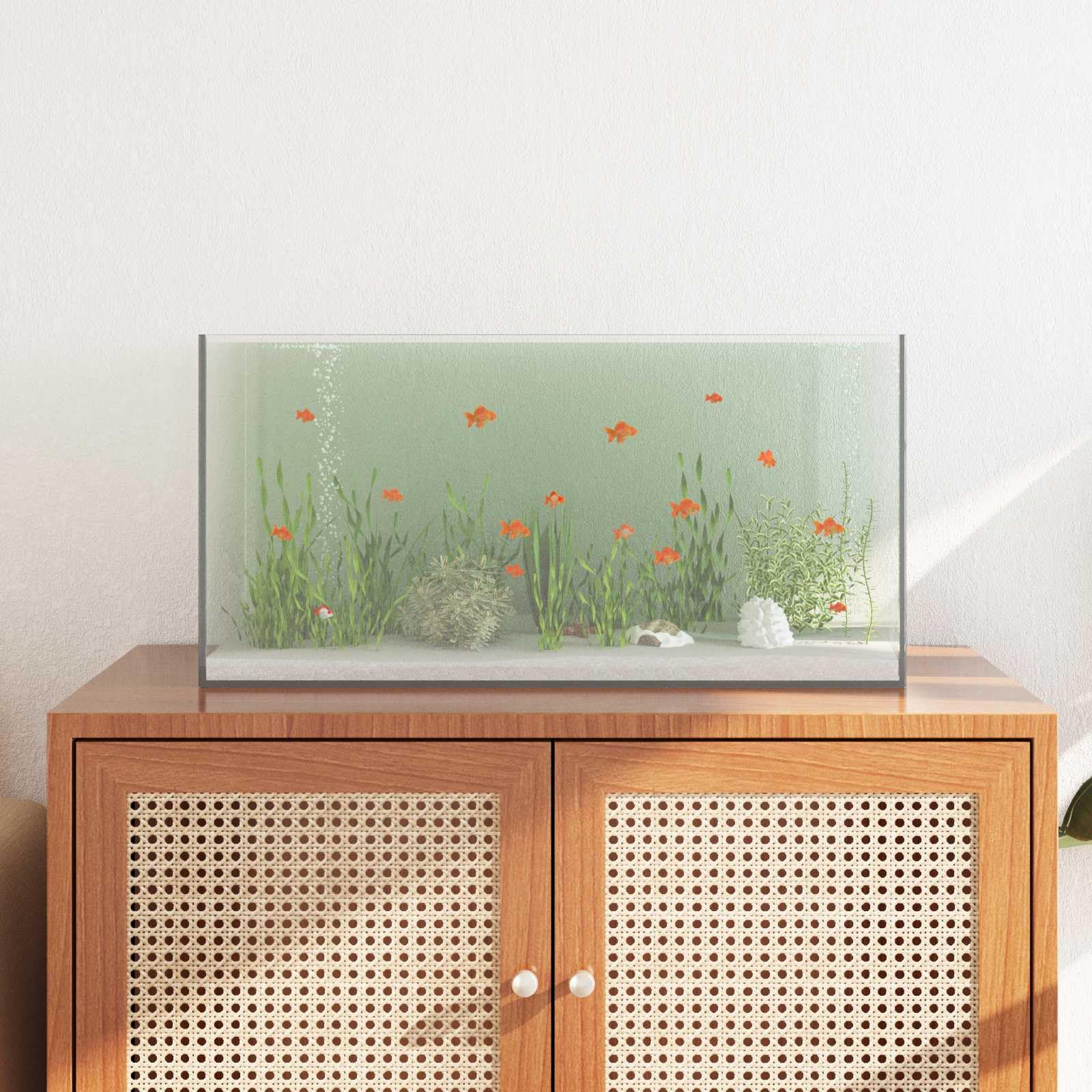 Generisch Aquarium mit Speicher Transparent 60 x 30 x 30 cm Glas,Tier- & Haustierbedarf,Haustierbedarf,Aquaristik,Aquarien-42020384