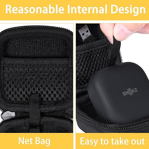 Miniatura 4 de co2CREA Funda rígida de repuesto para SHOKZ OpenFit 2  OpenFit AirOpenFit OpenFit Open-Ear True Wireless Bluetooth auriculares con micrófono, color