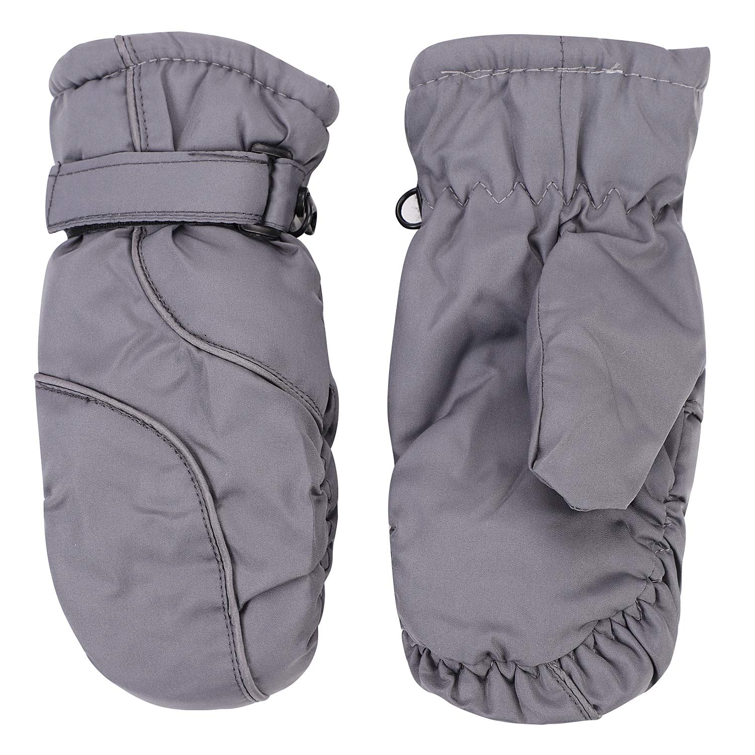 HKSICHENGKEJIUKKids Ski Mittens Waterproof Snow Gloves Child Winter Thermal Snowboard Mittens Warm Fleece Lined Gloves for Outdoor Skiing Snowboarding Toddler Girls Boys Age 3-6 Years Old