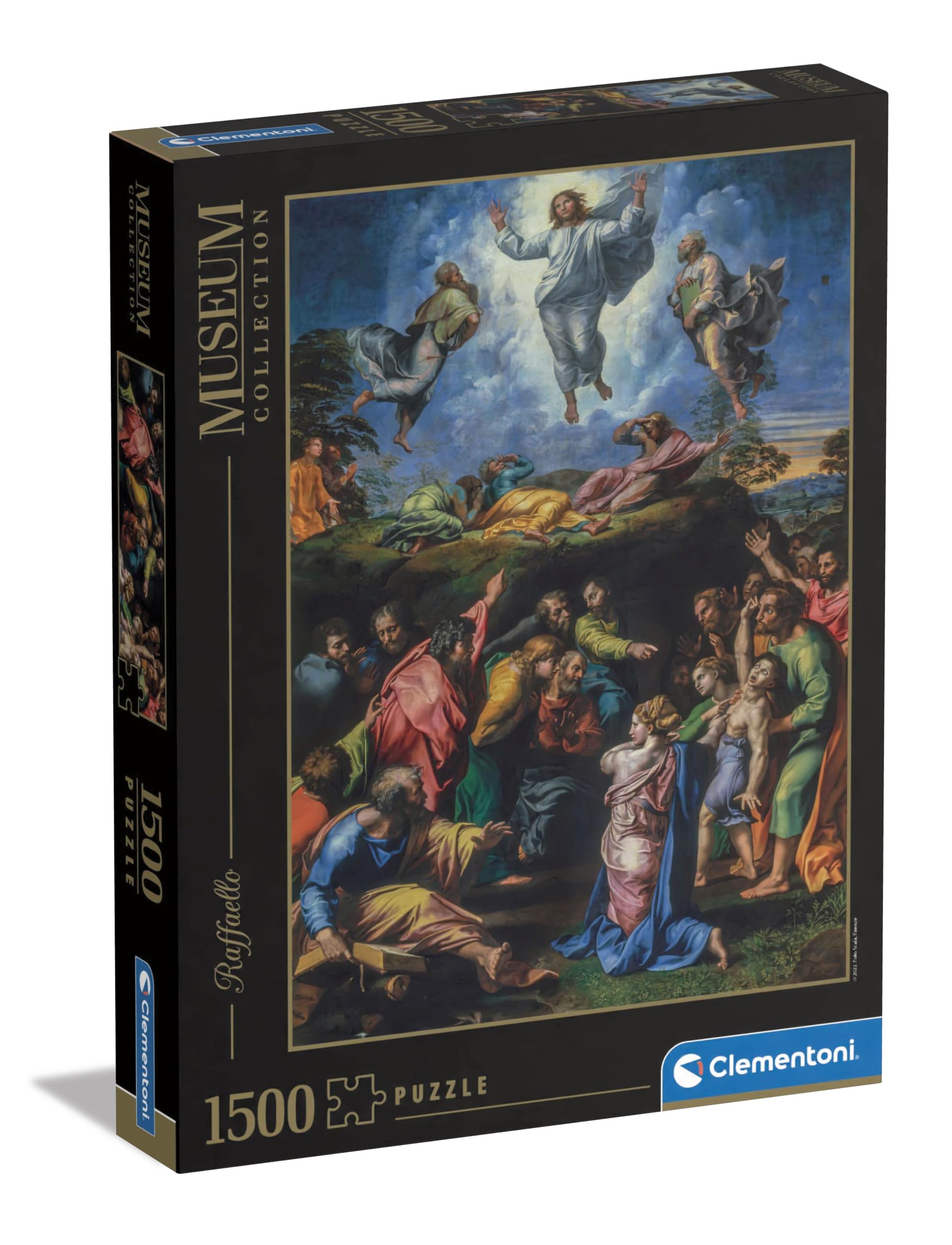 Museum Collection-Raphael, Transfiguration-1500 Adult Pieces, Art, Puzzle Paintings, Famous Paintings, Made in Italy, Multicoloured, 31698