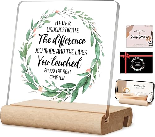 Regalos de jubilación para mujeres, regalos de despedida para compañeros de trabajo, hombres, compañeros de trabajo, jefe líder, colega, amigos,