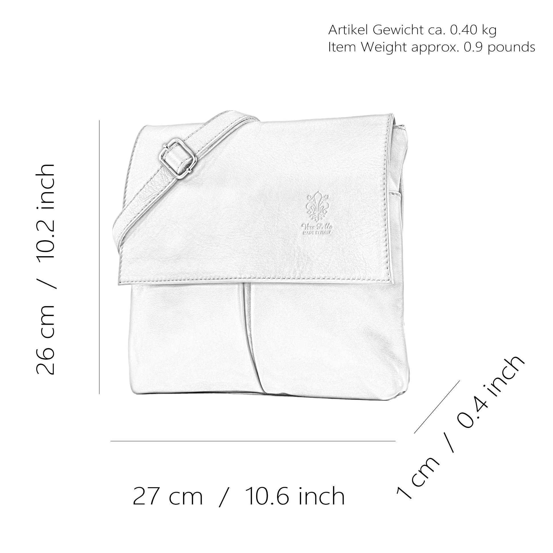 modamoda de - T63 - Bolso bandolera de piel de napa