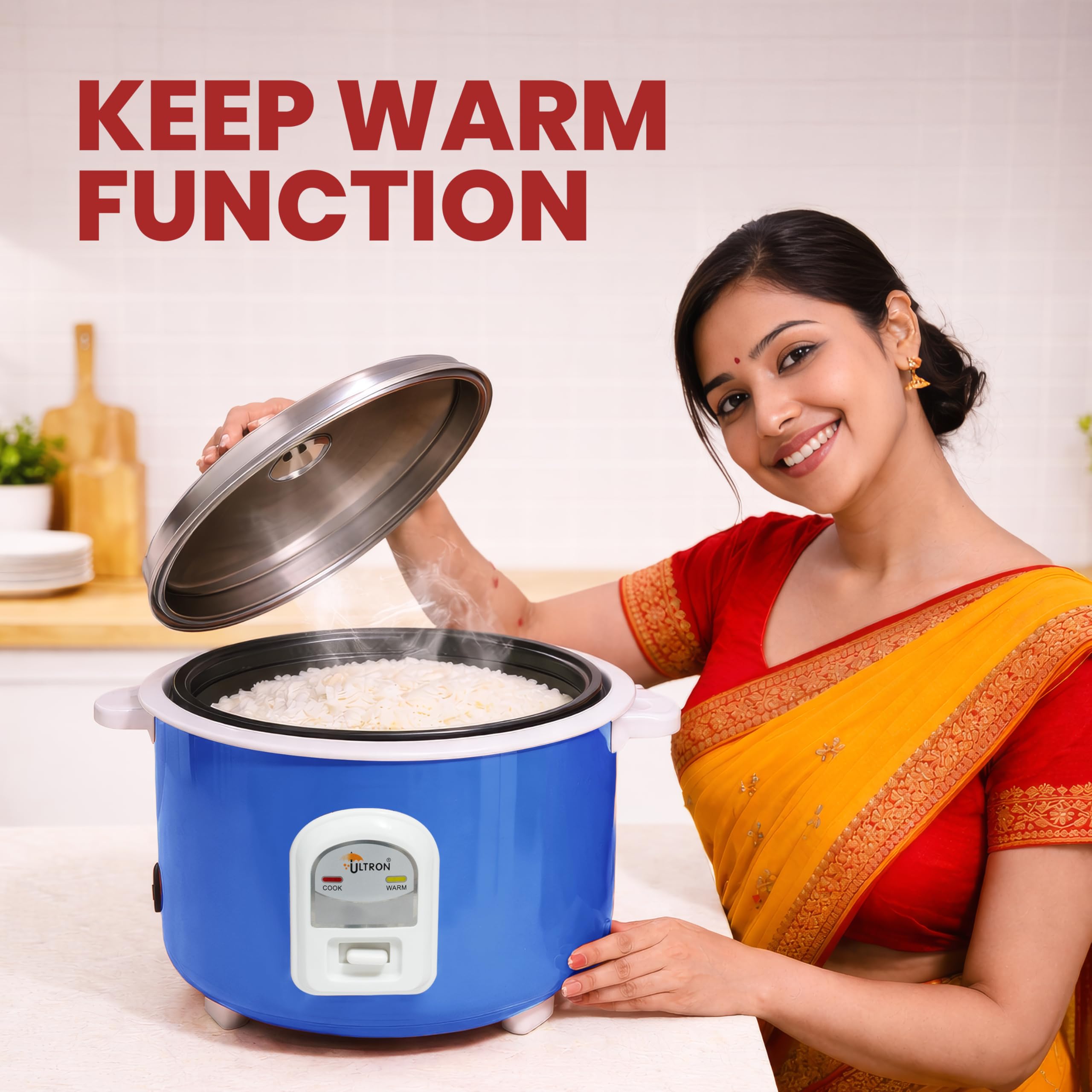 Ultron Rice Cooker - Automatic & Keep Warm -5