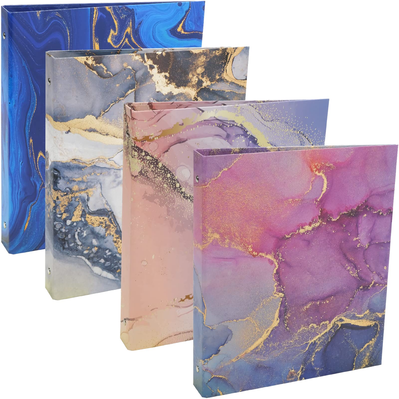 Confezione da 4 raccoglitori decorativi, 1 soggetto (set di marmo)