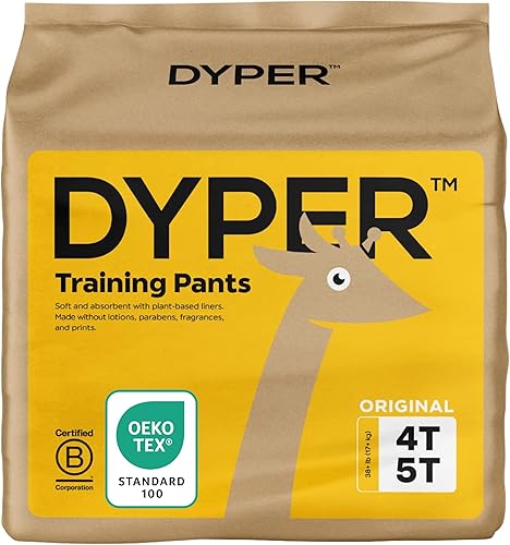 DYPER - Pantalones de entrenamiento para niños pequeños con estilo de dominadas para niñasniños, protección de día y durante la noche - Fabricado
