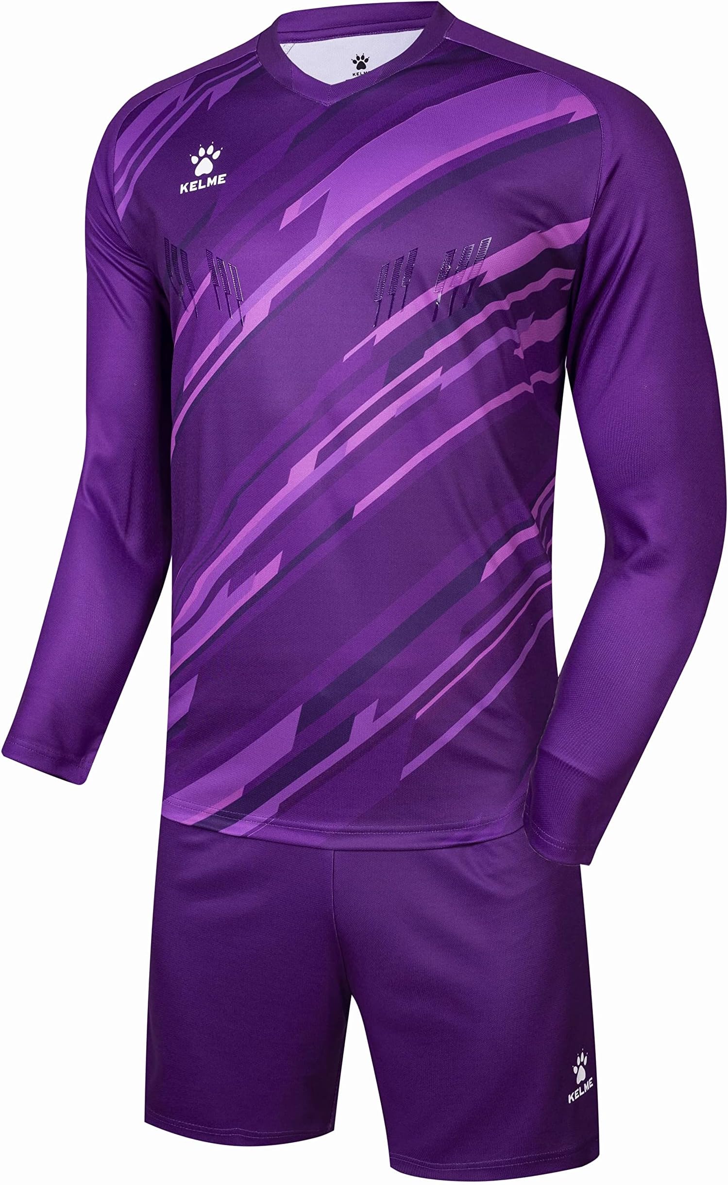 KELME Goalkeeper Jersey Pro Set Bundle - Padded Goalkeeper Shirt and Shorts - Adults and Kids Sizes