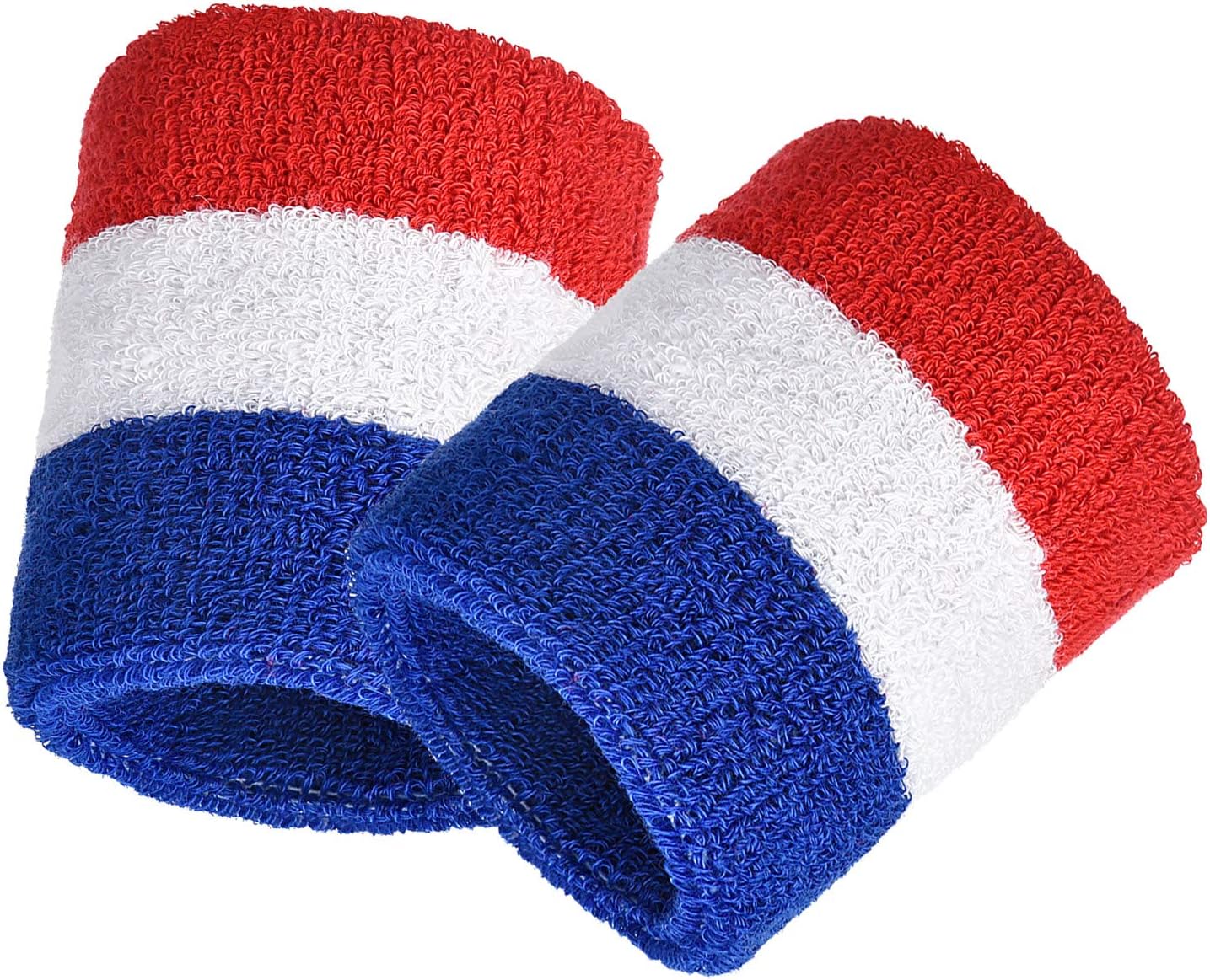 Bememo 12 Pcs Neon Sweatbands Wristband Sweat Wrist Band Competitions Absorbent Sweatbands for Men Women, for Sports, Running - Image 4