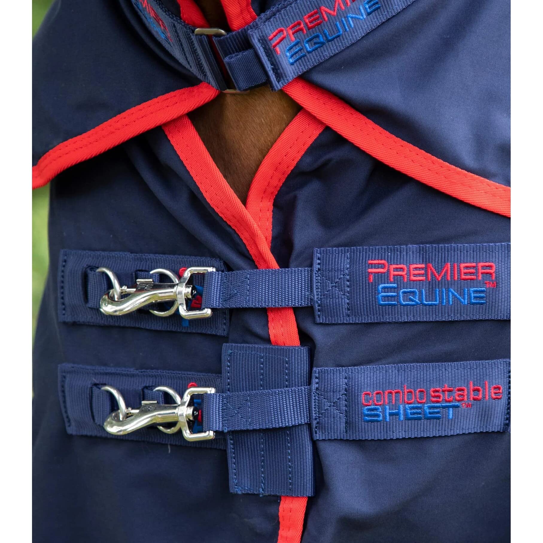 Premier Equine Coperta di Asciugatura per Cavalli con copricollo