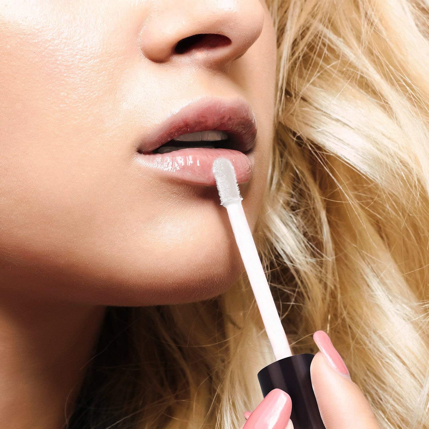 Simon&Tom Lip Gloss Clear Plumping & Hydrating Lip Booster, Lip Plumper Gloss - Image 3