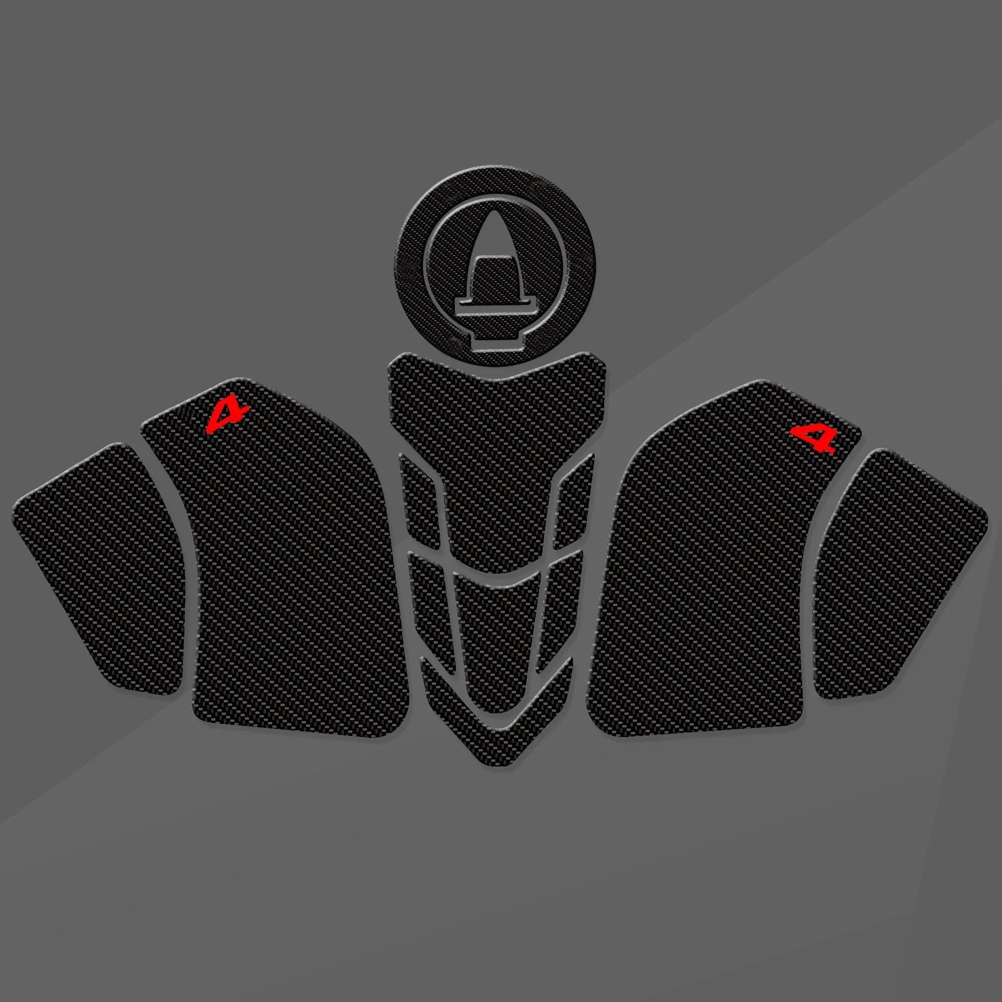 Motorcycle Tank Pad Protector Transparent Decal for Ducati for Panigale V4 S R for Streetfighter V4S 2018-2021