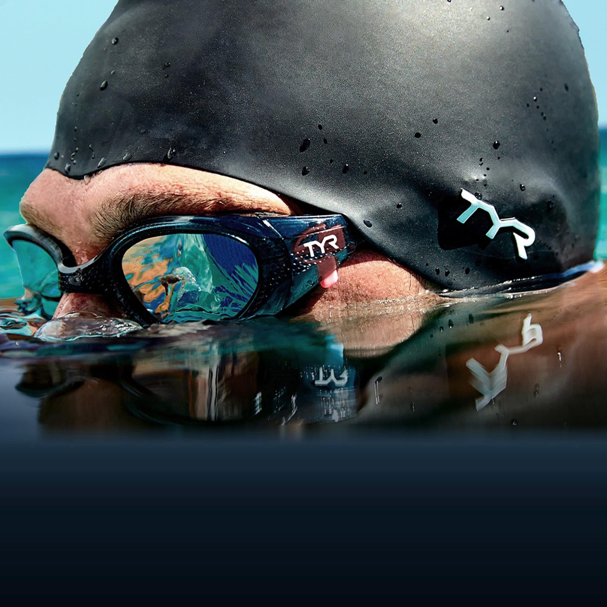 TYR Special Ops 2.0 - Occhialini da nuoto con specchio per adulti, anti-appannamento, protezione UV, vestibilità comoda per uomini e donne