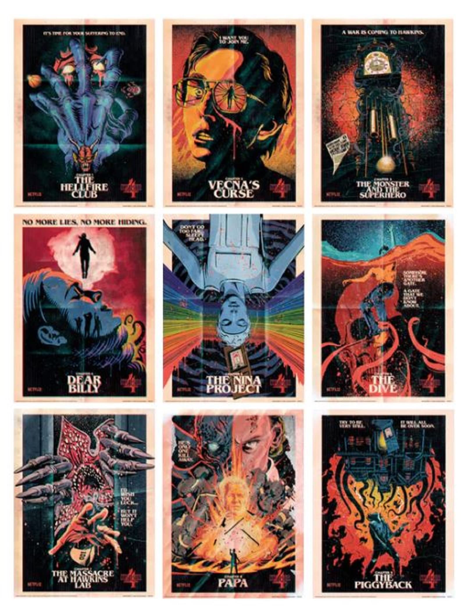 Amazon.co.jp: Pyramid International Stranger Things 4ポスター