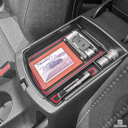 Miniatura 5 de RUNROAD Organizador de consola central compatible con accesorios Kia Soul 2020 2021 2022 2023 2024, bandeja de inserción de reposabrazos para