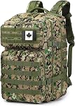 Sac à dos tactique militaire Molle Rucksack Grand sac à dos de voyage Randonnée Sac à main Camping Chasse Sac à dossier 40L