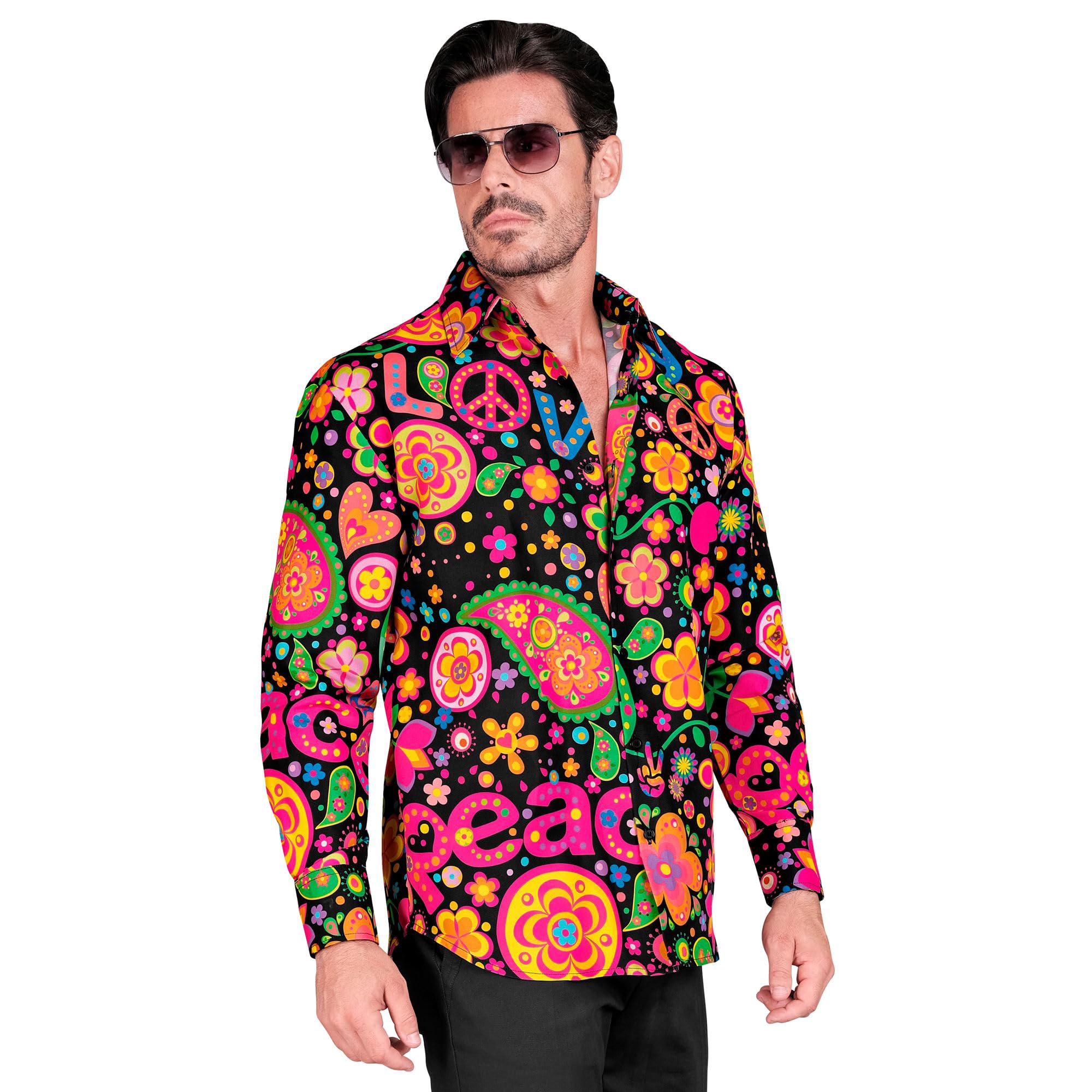 W WIDMANN MILANO Party Fashion - Chaqueta de fiesta, Chaqueta de traje, Hombres de espectáculo, Disfraces de carnaval | Camisa de hombre, prenda llamativa para disfraces de carnaval, fiestas temáticas, festivales, vacaciones y discotecas