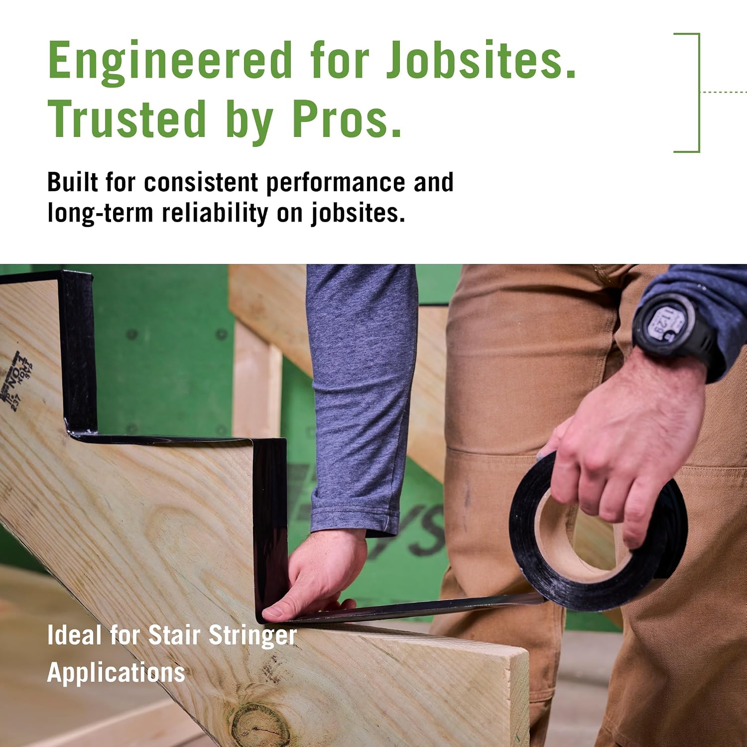 ZIP System Multi-Purpose Flashing Tape for Wood, PVC & Metal, 2" x 50' Roll | Acrylic Adhesive Sealing Tape for Wood, PVC & Metal, Construction Tape, Deck Joist Sealing & Jobsite Use, Professional-Grade