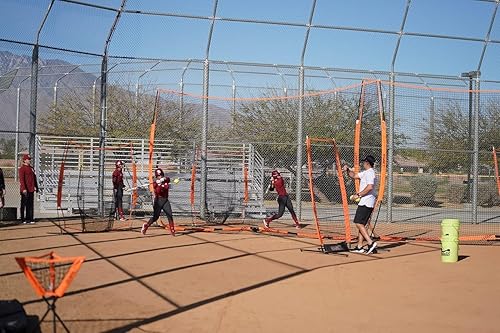 Miniatura 7 de Bownet Red de entrenamiento del marco de acero de la meta del balonmano del equipo los 6.6 ft x 9.8 ft x 3.3 ft incluyendo el bolso