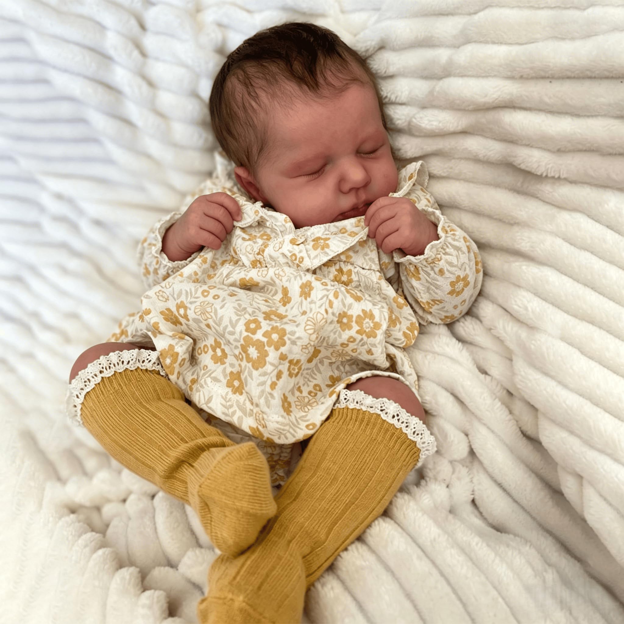 Realistyczne miękkie silikonowe lalki Reborn śpiące niemowlęce, 50 cm, materiałowe ciało, które wygląda jak noworodek, winylowe, realistyczne, Reborn Doll, zabawki, prezent dla dzieci od 3