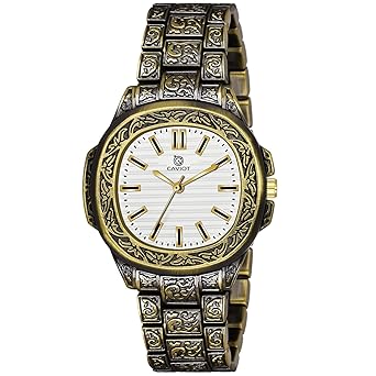 Caviot Antique Tonneau Dial Analog Watch for Womens & Girls