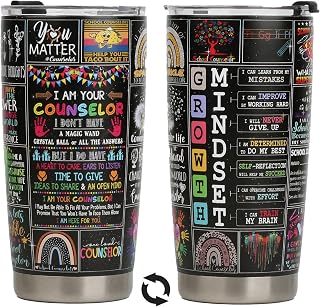 School Counselor Gifts 20oz Tumbler - Appreciation Week, Office Must Haves, Mug for Women