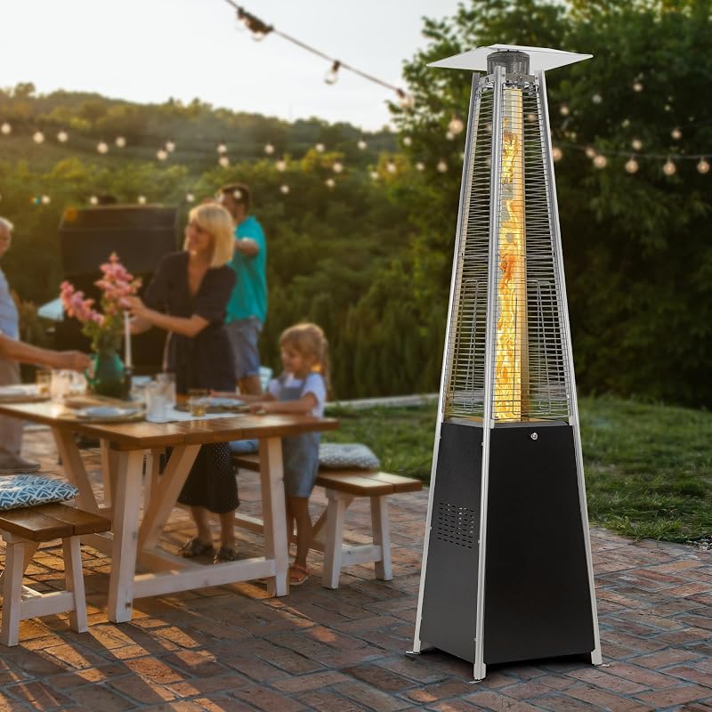 FOOWIN Patio Heater 48,000 BTU Outdoor Propane Heater with Wheels image 5