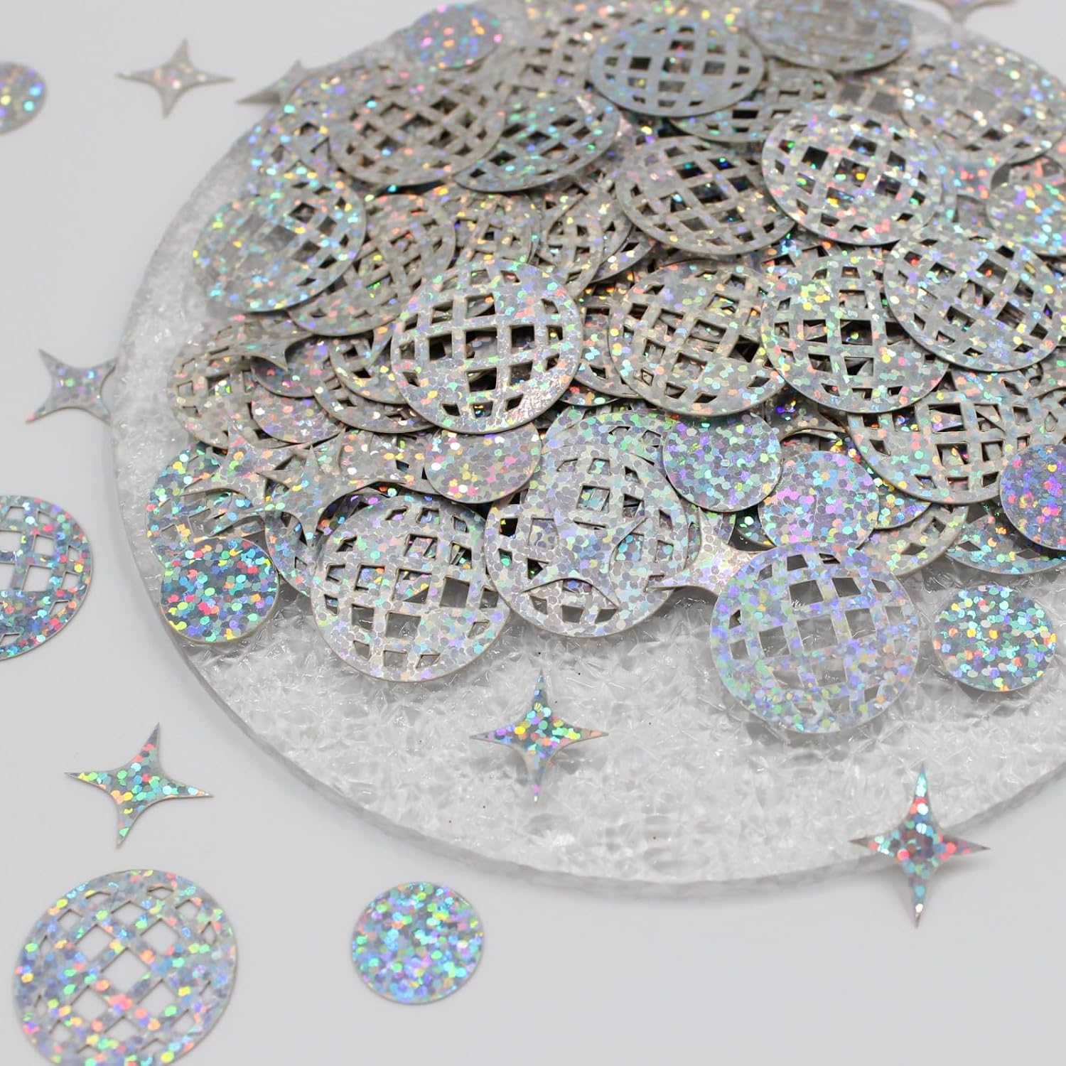 Disco Ball Confetti, Glitter Disco Party Decorations, 230PCS Disco Confetti for Disco Themed Party Decorations