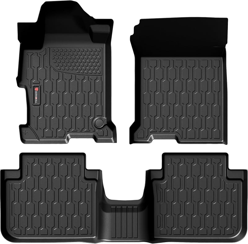 Tapetes Automotivos em TPE para Honda Accord Sedan 2013–2017 AutoBull, Kit com 3 Peças