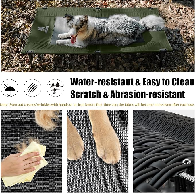 Catre para Perro Elevado Mediano con Malla Resistente y Plegable miniatura 3