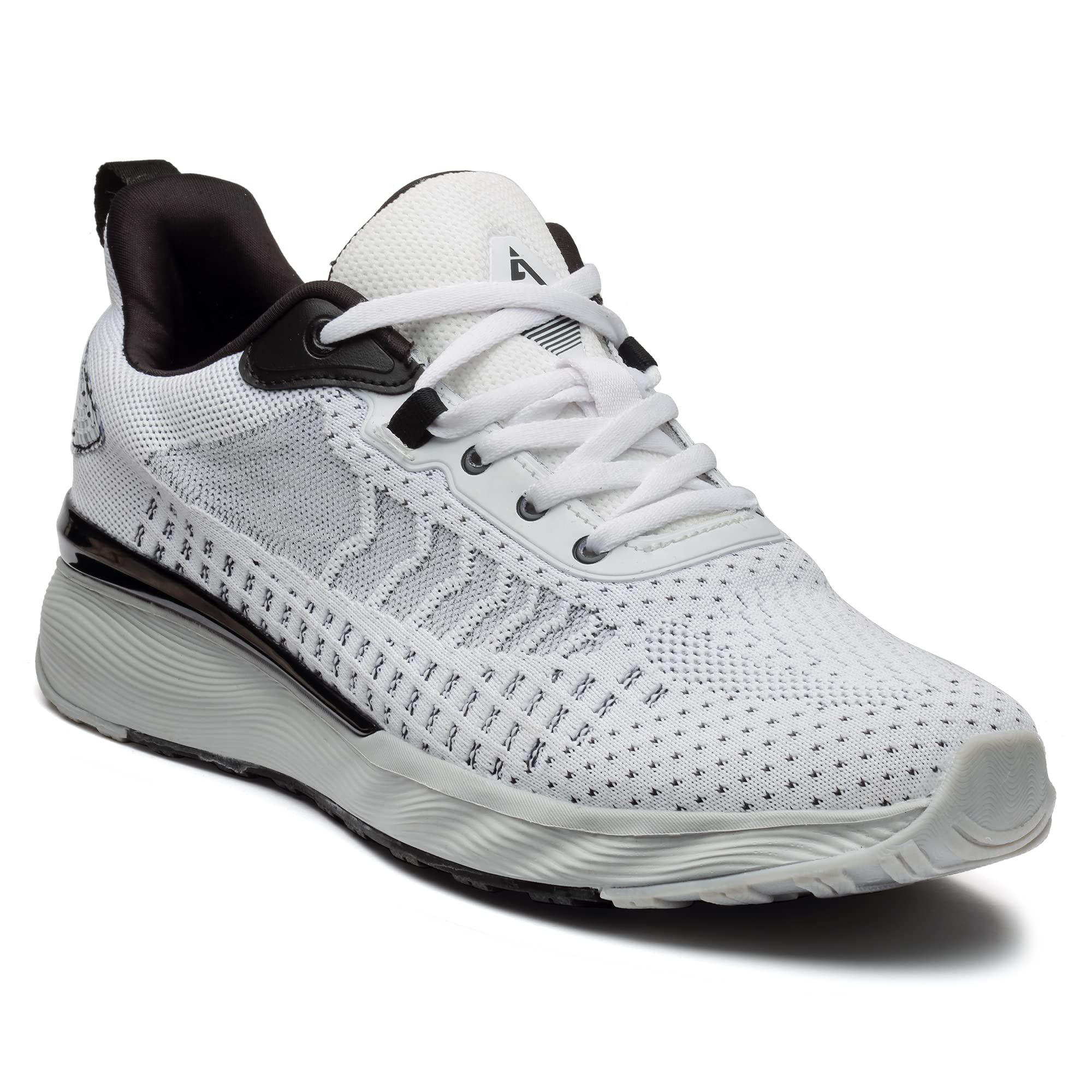 Action-ATG-770 Lightweight Comfortable Cushioned Running Sports Shoes for Men White-Black (B0BVJ1NVK9) Amazon Price History, Amazon Price Tracker