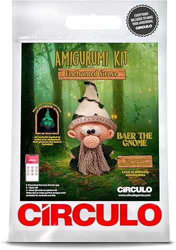 CIRCULO Amigurumi - Kit de ganchillo  Enchanted Grove  Todo incluido, instrucciones fáciles (idioma español no garantizado)  Kit de ganchillo para