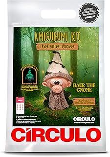 CIRCULO Amigurumi Crochet Kit - Enchanted Grove - All Included, Easy Instructions - Crochet Kit for Intermediate - Crochet Set - Character, Premium Amigurumi Yarn for Crocheting – BAER The Gnome