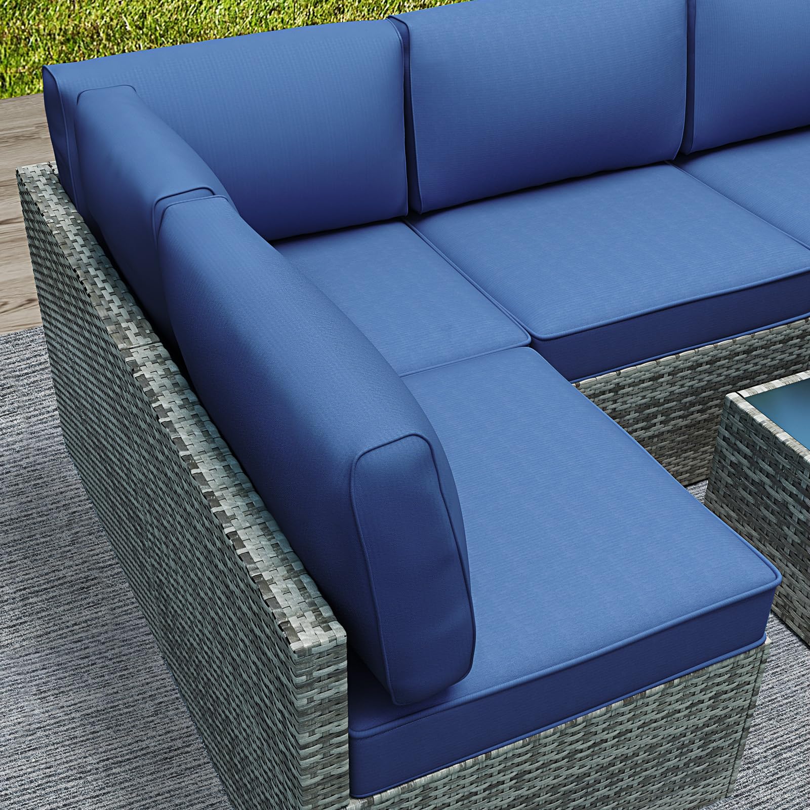 Best Cushions for Outdoor Furniture in 2026: 5 Top Picks 1 Suvivityse Outdoor Replacement Cushions for Patio Furniture,Water-Resistant Sofa — product photo