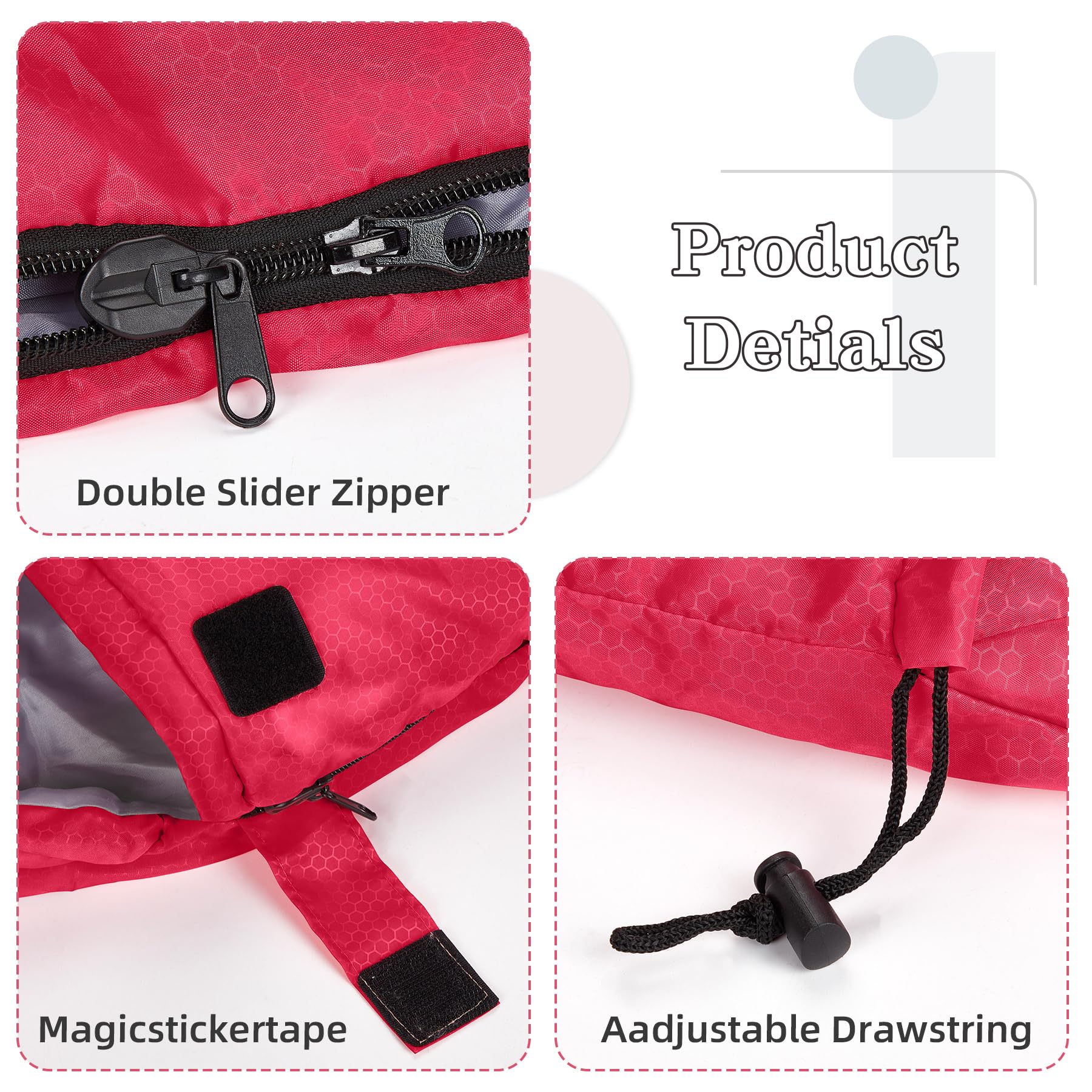 Zusentee Sacchi a Pelo Invernale per Adulti e Bambini, -8°C-15°C Sacco a Pelo 4 Stagioni in Resistenti Impermeabile Ultraleggero Portatile Busta Rettangolare per Campeggio Escursionismo