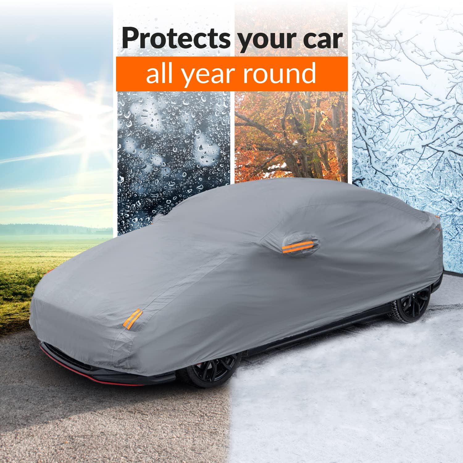 Upgrade4cars Car Cover Outdoor Full Garage Breathable